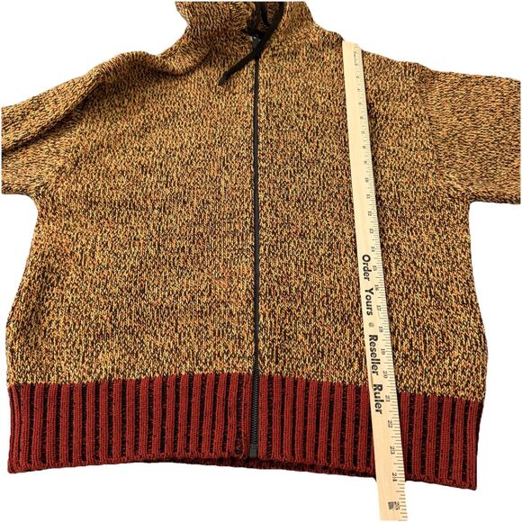 Marni x Uniqlo Womens Sweater XS Wool Blend Hooded Full Zip Oversized Knit - Picture 9 of 10